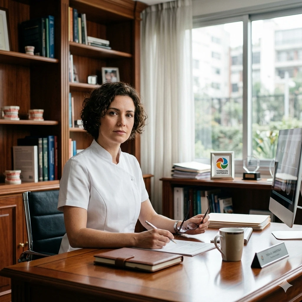 Exemplo de site para dentistas — seção de serviços e benefícios