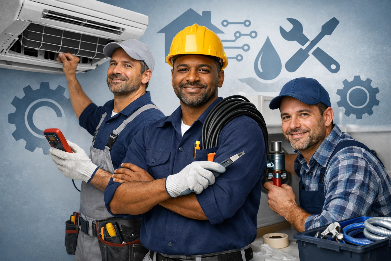 Antes e depois de manutenção técnica